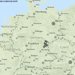 Eckersdorf Karte Deutschland