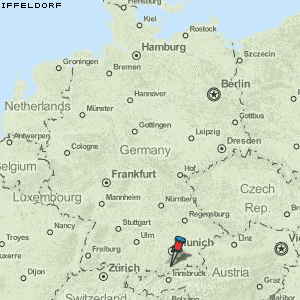 Iffeldorf Karte Deutschland