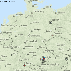 Lenggries Karte Deutschland