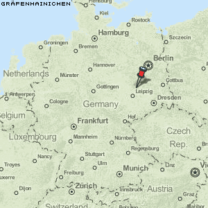 Gräfenhainichen Karte Deutschland