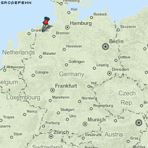 Großefehn Karte Deutschland