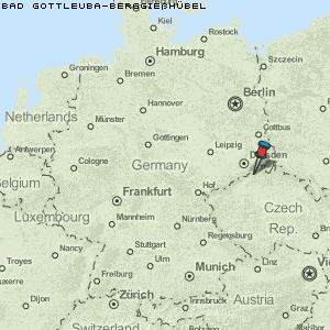 Bad Gottleuba-Berggießhübel Karte Deutschland