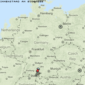 Immenstaad am Bodensee Karte Deutschland