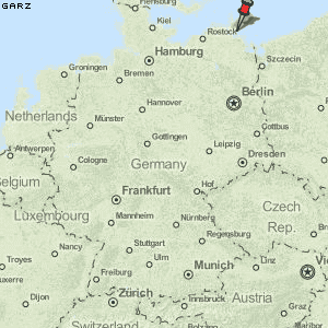Garz Karte Deutschland