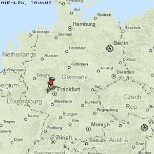 Miehlen, Taunus Karte Deutschland