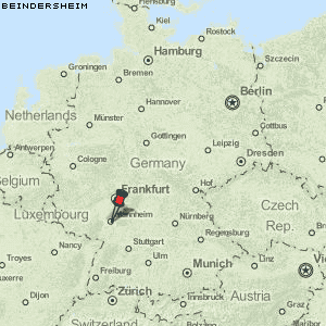 Beindersheim Karte Deutschland