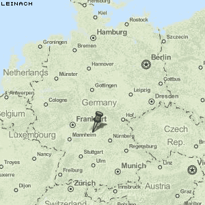 Leinach Karte Deutschland