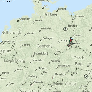 Freital Karte Deutschland
