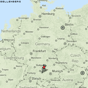 Bellenberg Karte Deutschland