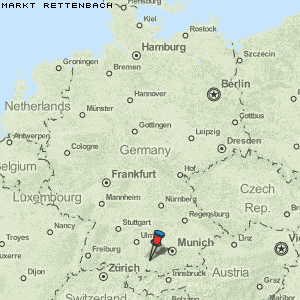 Markt Rettenbach Karte Deutschland