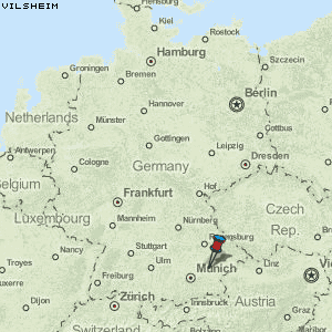 Vilsheim Karte Deutschland
