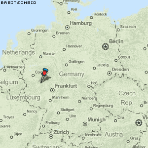 Breitscheid Karte Deutschland