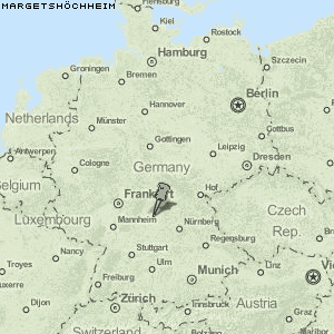 Margetshöchheim Karte Deutschland