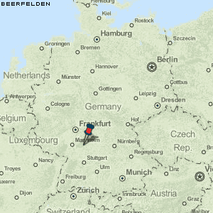 Beerfelden Karte Deutschland
