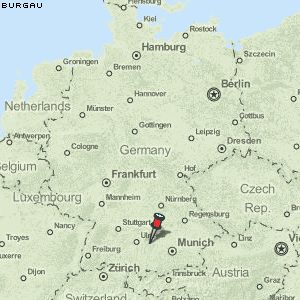 Burgau Karte Deutschland