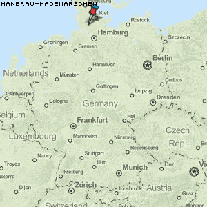 Hanerau-Hademarschen Karte Deutschland