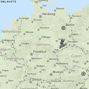Oelsnitz Karte Deutschland