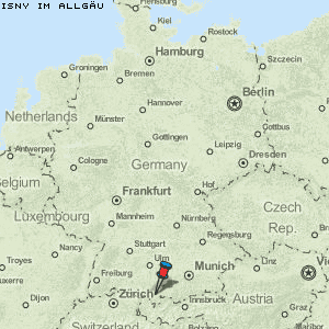 Isny im Allgäu Karte Deutschland