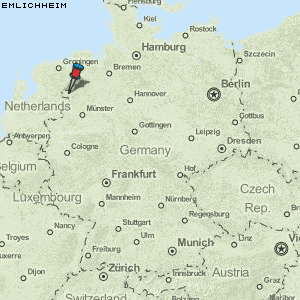 Emlichheim Karte Deutschland