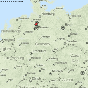 Petershagen Karte Deutschland