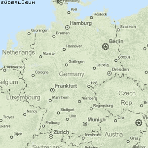 Süderlügum Karte Deutschland
