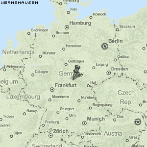 Wernshausen Karte Deutschland