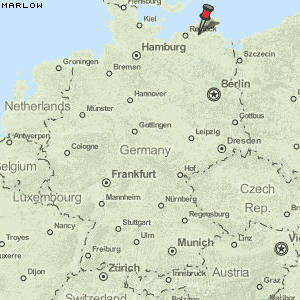 Marlow Karte Deutschland