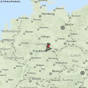 Straufhain Karte Deutschland