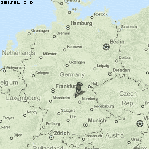 Geiselwind Karte Deutschland