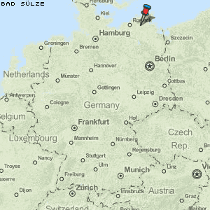 Bad Sülze Karte Deutschland