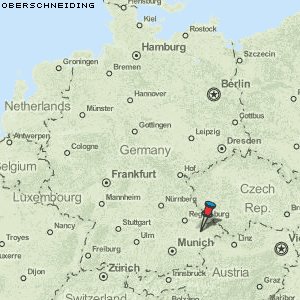 Oberschneiding Karte Deutschland