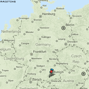 Raisting Karte Deutschland