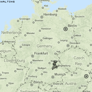 Walting Karte Deutschland