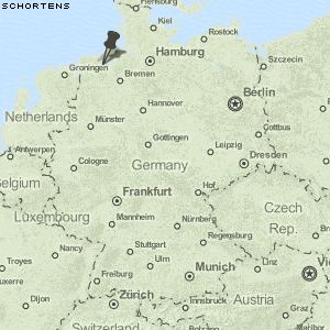 Schortens Karte Deutschland