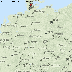 Sankt Michaelisdonn Karte Deutschland