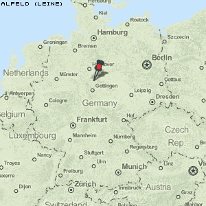 Alfeld (Leine) Karte Deutschland