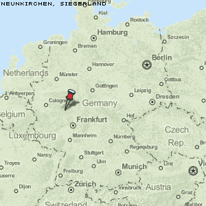 Neunkirchen, Siegerland Karte Deutschland