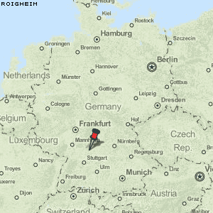 Roigheim Karte Deutschland