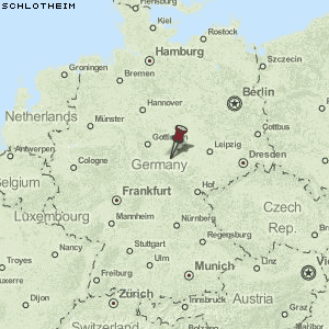 Schlotheim Karte Deutschland