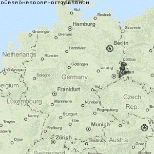 Dürrröhrsdorf-Dittersbach Karte Deutschland