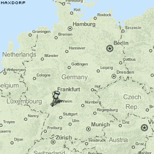 Maxdorf Karte Deutschland