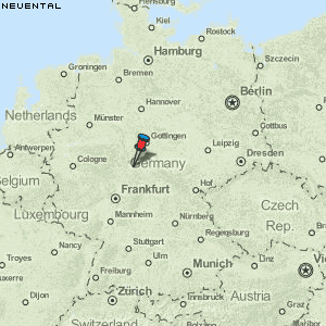 Neuental Karte Deutschland