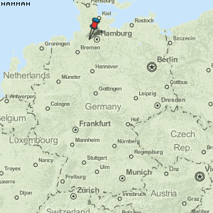 Hammah Karte Deutschland
