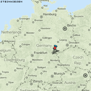 Steinwiesen Karte Deutschland