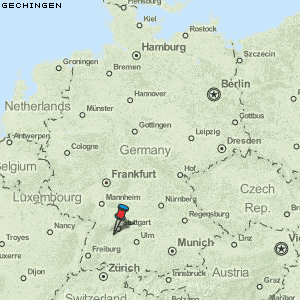 Gechingen Karte Deutschland