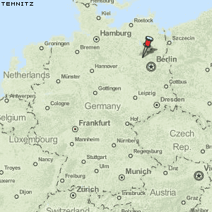 Temnitz Karte Deutschland