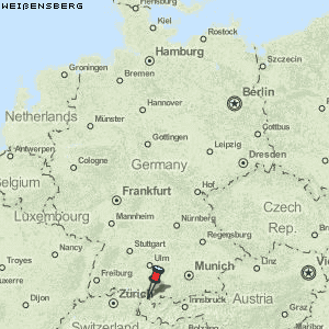 Weißensberg Karte Deutschland
