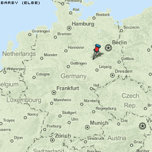 Barby (Elbe) Karte Deutschland
