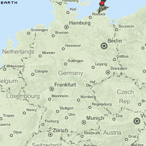 Barth Karte Deutschland