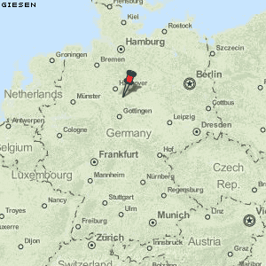 Giesen Karte Deutschland